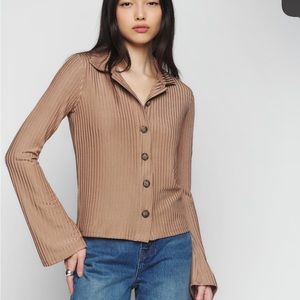 Reformation Esmeray knit top